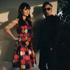 She & Him - christmas band photo