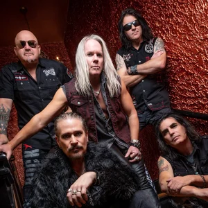 Warrant - glam metal band photo